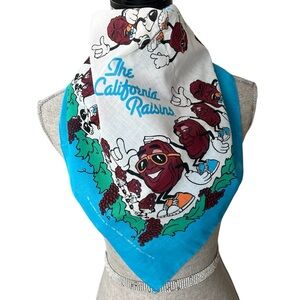 California Raisins Bandana Vintage 80s 90s